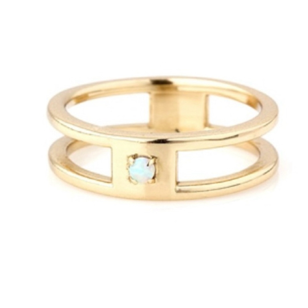 Vanessa Mooney X For Love & Lemons Opal Eye Ring Supernova Collection size 8